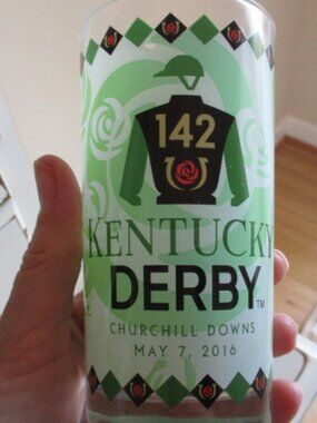 142nd Kentucky Derby Glass from 2016